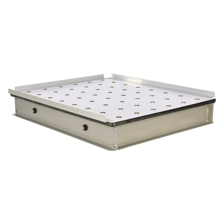 Vestil Steel Pop-Up Ball Transfer Platform 48 In. x 40 In. x 8-3/4 In. 250 Lb. Capacity Blue POPUP-4048